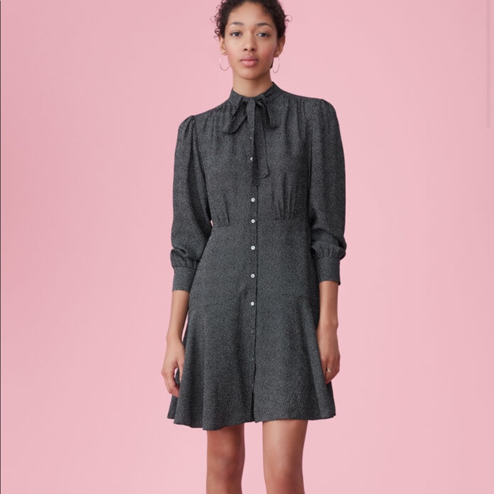 Brand new! Rebecca Taylor sprinkle dot silk dress